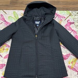 Lands' End Women’s  Quilted Black Puffer Jacket